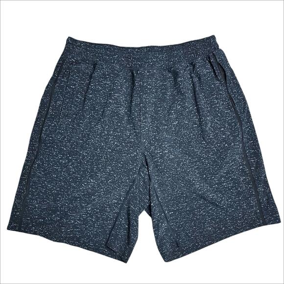 LULULEMON Men's L Pace Breaker Lined Short 9" in Mix Match Asphalt Grey Black - Picture 3 of 8